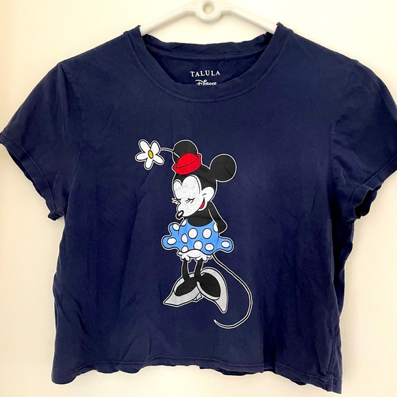 Minnie Mouse crop top (Aritzia)💜 - Picture 1 of 1